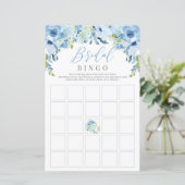 Blütensilber-Bingospiel, rustikales Brautparty (Stehend Vorderseite)