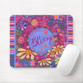 Blütenspass Moderne Strickinspiritivität Mousepad (Mit Mouse)