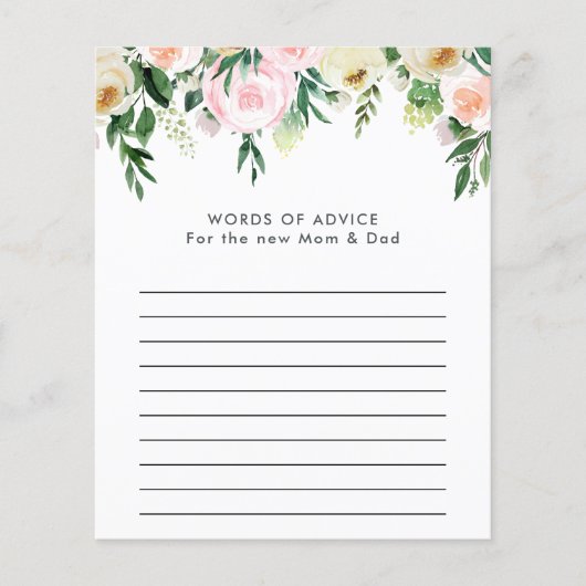 Blütenspiel mit Duschwasser (Vorderseite)