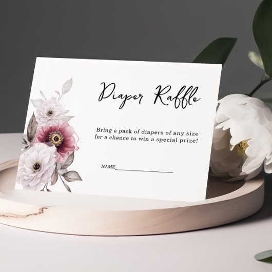 Blütenspulenspulendusche Begleitkarte