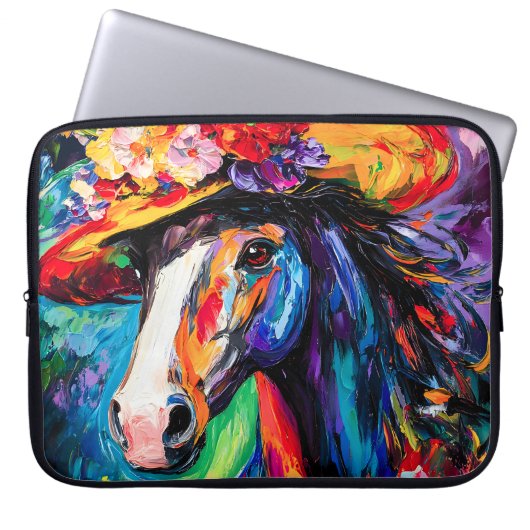 Blütenstal Laptopschutzhülle (Vorderseite)
