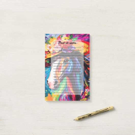 Blütenstal Post-it Klebezettel (Auf Schreibtisch)