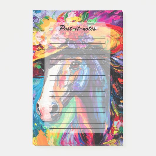 Blütenstal Post-it Klebezettel (Vorderseite)