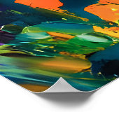 Blütenstal Poster (Ecke)