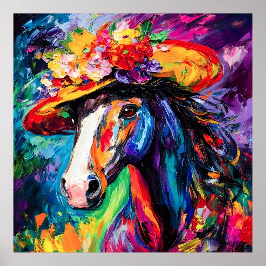 Blütenstal Poster (Vorne)