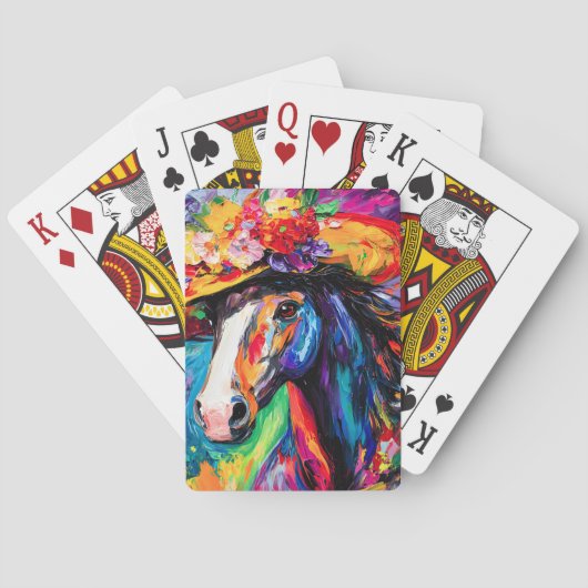 Blütenstal Spielkarten (Rückseite)