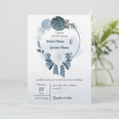 Blütenstaub und Blumenzwiebeltraum Einladung (Stehend Vorderseite)