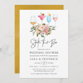 Blütenstaub und Goldvorrat an der Bar Einladung (Vorne/Hinten)