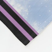 Blütenstaub und Stardust Flughund Fleecedecke (Ecke)