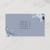 Blütenstaub-Visitenkarte Visitenkarte (Rückseite)