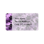 Blütenstaube Adressaufkleber (Vorne)