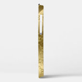 Blütenstaube in Schwarz und Gold Case-Mate iPhone Hülle (Rückseite / Links)