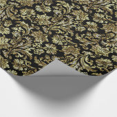 Blütenstaubmuster aus Glitzer 2 Geschenkpapier (Ecke)