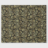 Blütenstaubmuster aus Glitzer 2 Geschenkpapier (Flach)