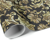 Blütenstaubmuster aus Glitzer 2 Geschenkpapier (Rolleneckpunkt)