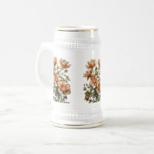 Blütenstein - 22 oz florale Elegance Bierglas (Vorderseite Links)