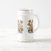Blütenstein - 22 oz florale Elegance Bierglas (VorderseiteRechts)