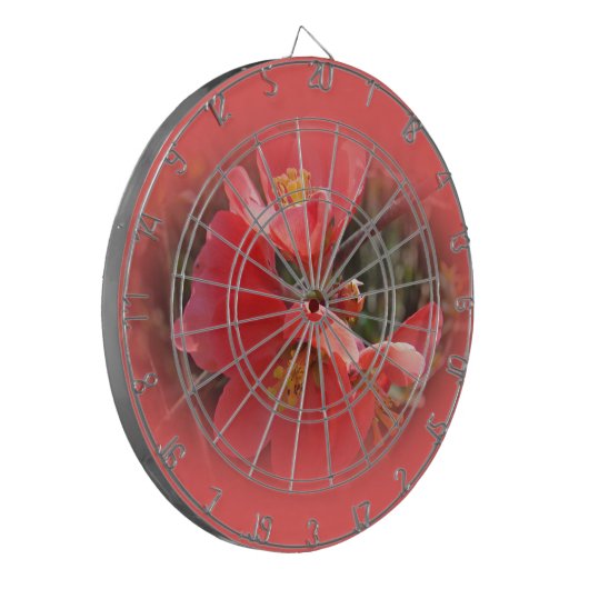 Blütenstille Dartscheibe (Vorderseite Links)