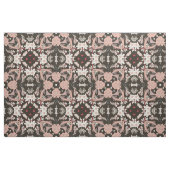 Blütenstoffe aus Deko, Korallen und Schwarz Stoff (Fat Quarter (45,7 x 55,9 cm))