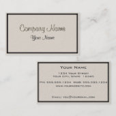 Blütenstrauch mit Grenz-Visitenkarte Visitenkarte (Vorne/Hinten)