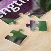 Blütenszene glücklich BIRTHDAY MUTTER 20"x30" Cust Puzzle (Seite)