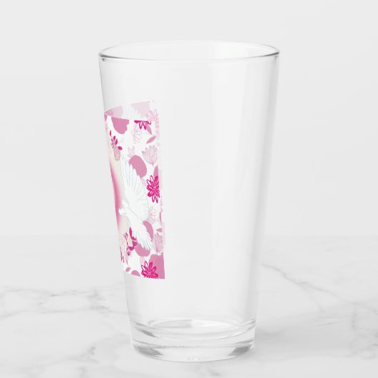 Blütentaube Glas (Links)