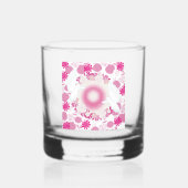 Blütentaube Whiskyglas (Vorderseite)