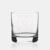 Blütentaube Whiskyglas (Rückseite)