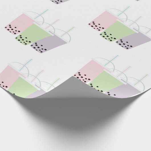 Blütentee Geschenkpapier (Ecke)