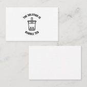 Blütentee ist die Lösung Visitenkarte (Vorne/Hinten)