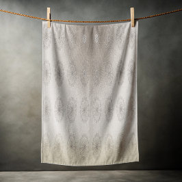 Blütentextilien am Sandstrand gemusterte Kunst Strandtuch