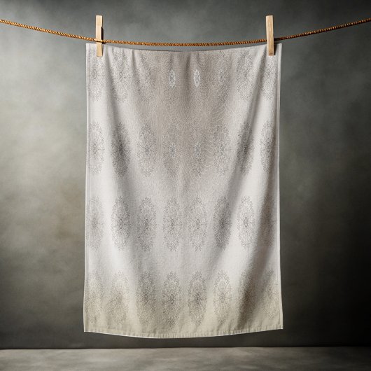 Blütentextilien am Sandstrand gemusterte Kunst Strandtuch