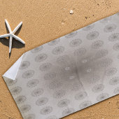 Blütentextilien am Sandstrand gemusterte Kunst Strandtuch