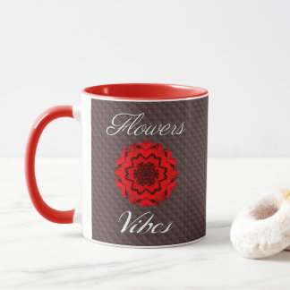 Blütentrend "flowers vibes" mit roter Blüte Tasse