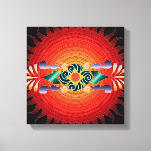 Blütenüberzogene Canvas Leinwanddruck (Vorderseite)