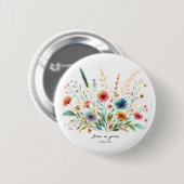Blütenwachstum in Grace Button (Vorne & Hinten)