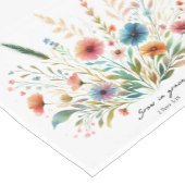 Blütenwachstum in Grace Kurzer Tischläufer (Ecke)