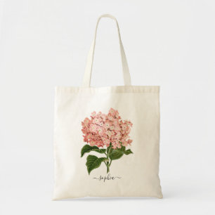 Blütenwasser Hydrangea Botanische Personalisierte Tragetasche