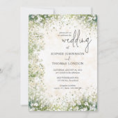 Blütenweiße Hochzeit der Anemonen Einladung (Vorderseite)