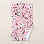 Blütenweißkirsche Badhandtuch Set (Handtuch)