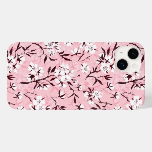 Blütenweißkirsche Case-Mate iPhone Hülle (Rückseite (Horizontal))