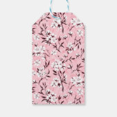 Blütenweißkirsche Geschenkanhänger (Rückseite)