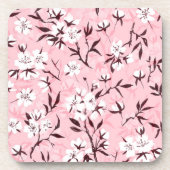 Blütenweißkirsche Getränkeuntersetzer (Vorderseite)