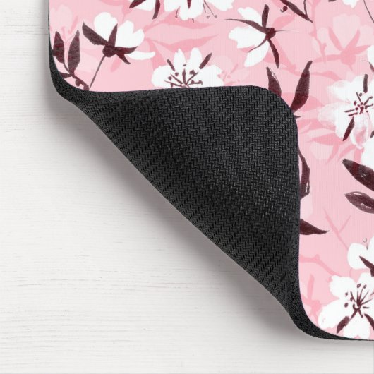 Blütenweißkirsche Mousepad (Ecke)