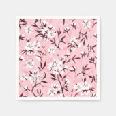 Blütenweißkirsche Serviette (Vorderseite)