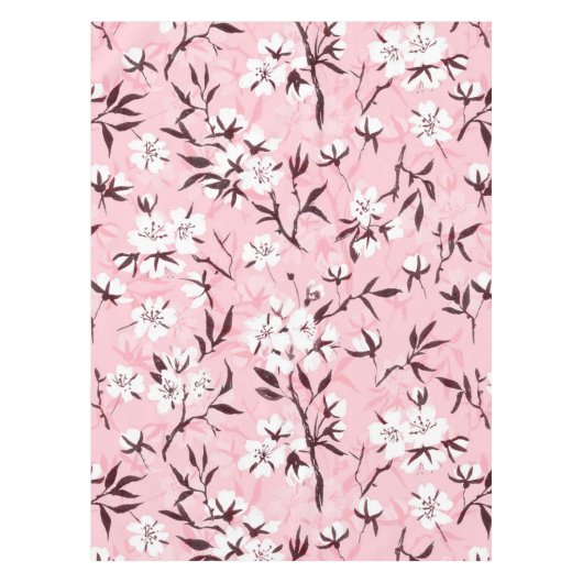 Blütenweißkirsche Tischdecke (Vorderseite)