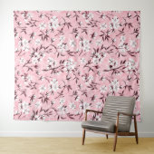 Blütenweißkirsche Wandteppich (Beispiel (Horizontal))