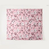 Blütenweißkirsche Wandteppich (Vorderseite (Horizontal))
