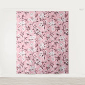 Blütenweißkirsche Wandteppich (Vorderseite)