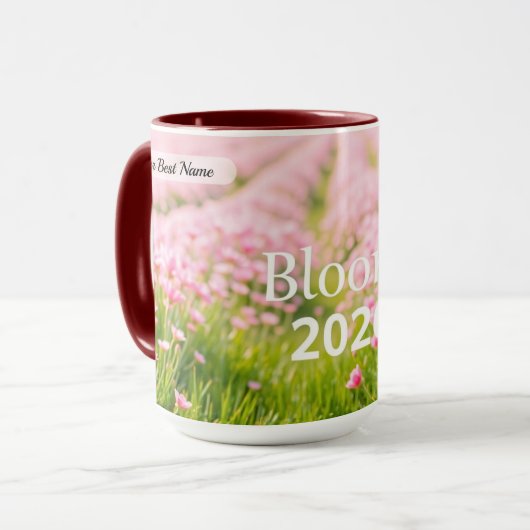 Blütenwirbel-Tasse Personal Tasse (Vorderseite Links)